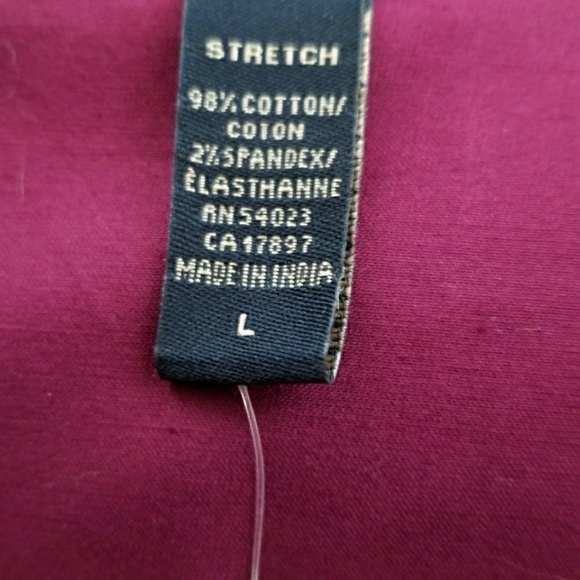 BANANA REPUBLIC BURGHANDY BLOUSE - Picture 4 of 6